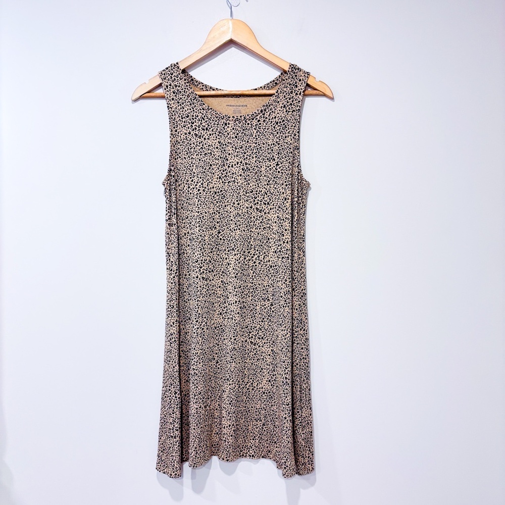 AMAZON ESSENTIALS Cheetah‎ beige dress
